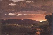 Frederic E.Church Twilight Short Arbiter Twixt Day and Night oil painting reproduction